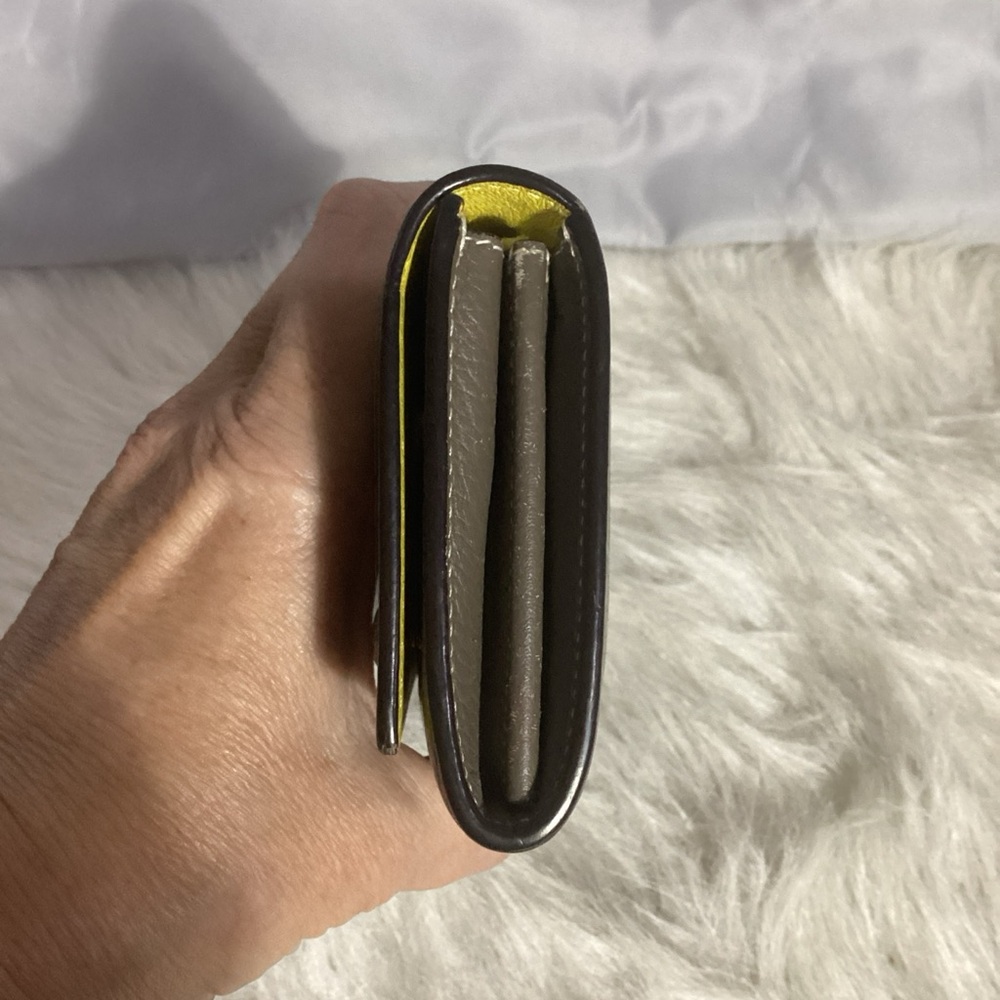 Celine Long Taupe Snap Wallet with COA - Picture 13 of 16